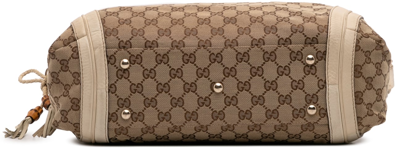 Gucci Medium GG Canvas Bella Shoulder Bag Bruin
