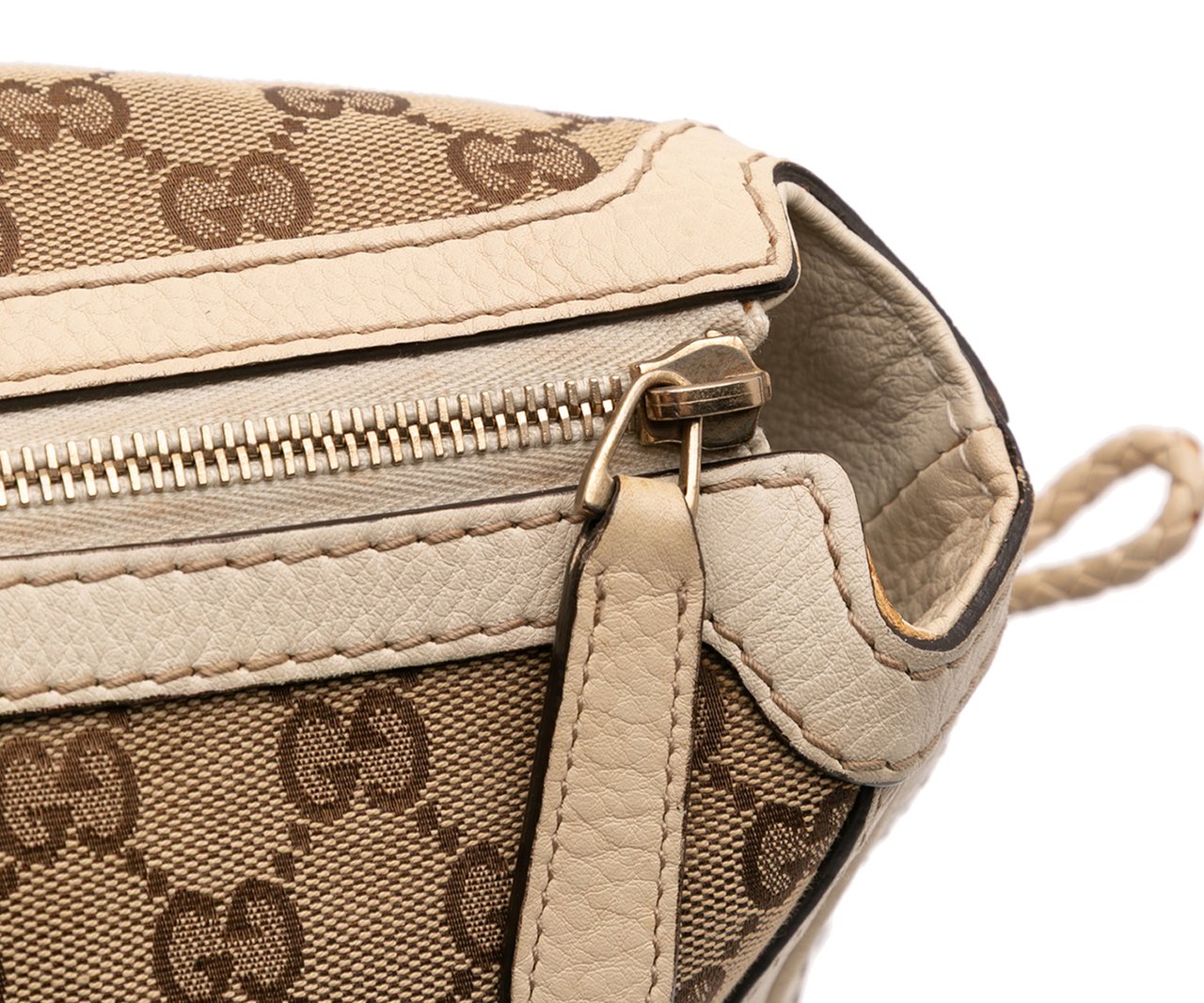 Gucci Medium GG Canvas Bella Shoulder Bag Bruin