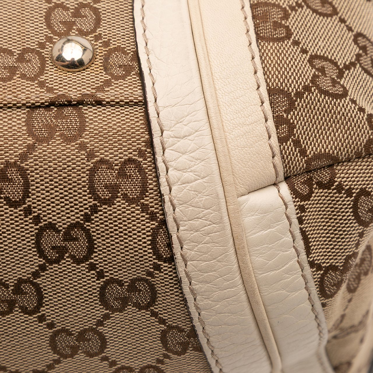 Gucci Medium GG Canvas Bella Shoulder Bag Bruin