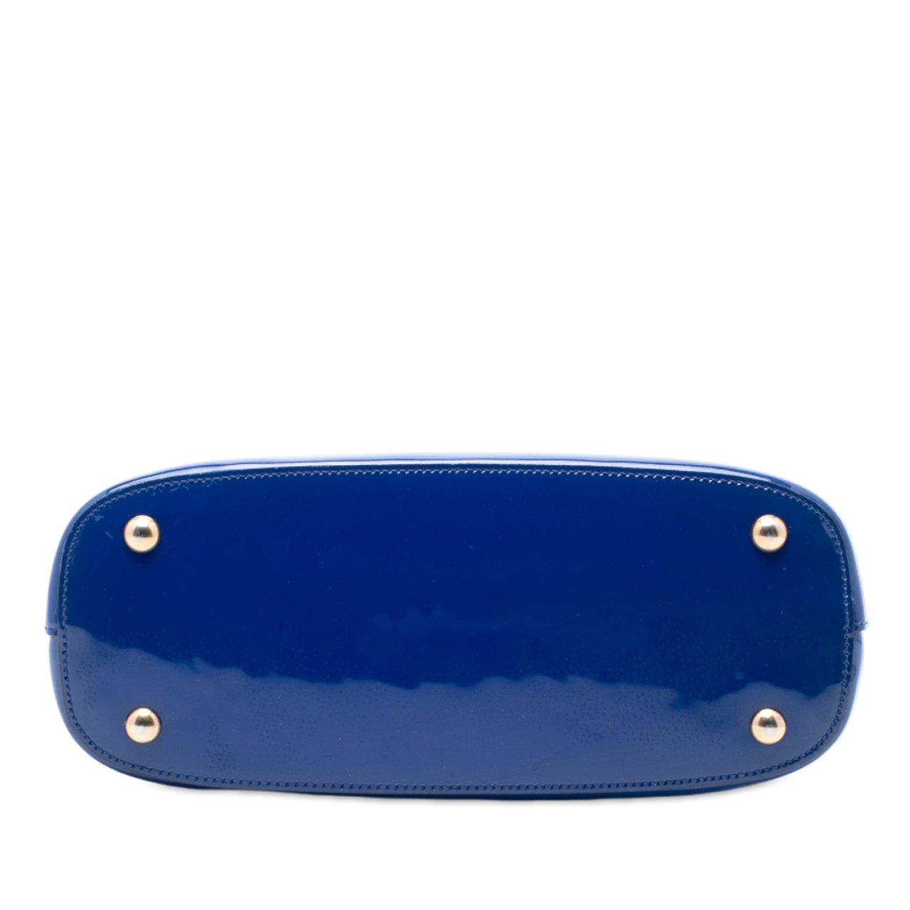 Gucci Patent Bright Bit Satchel Blauw