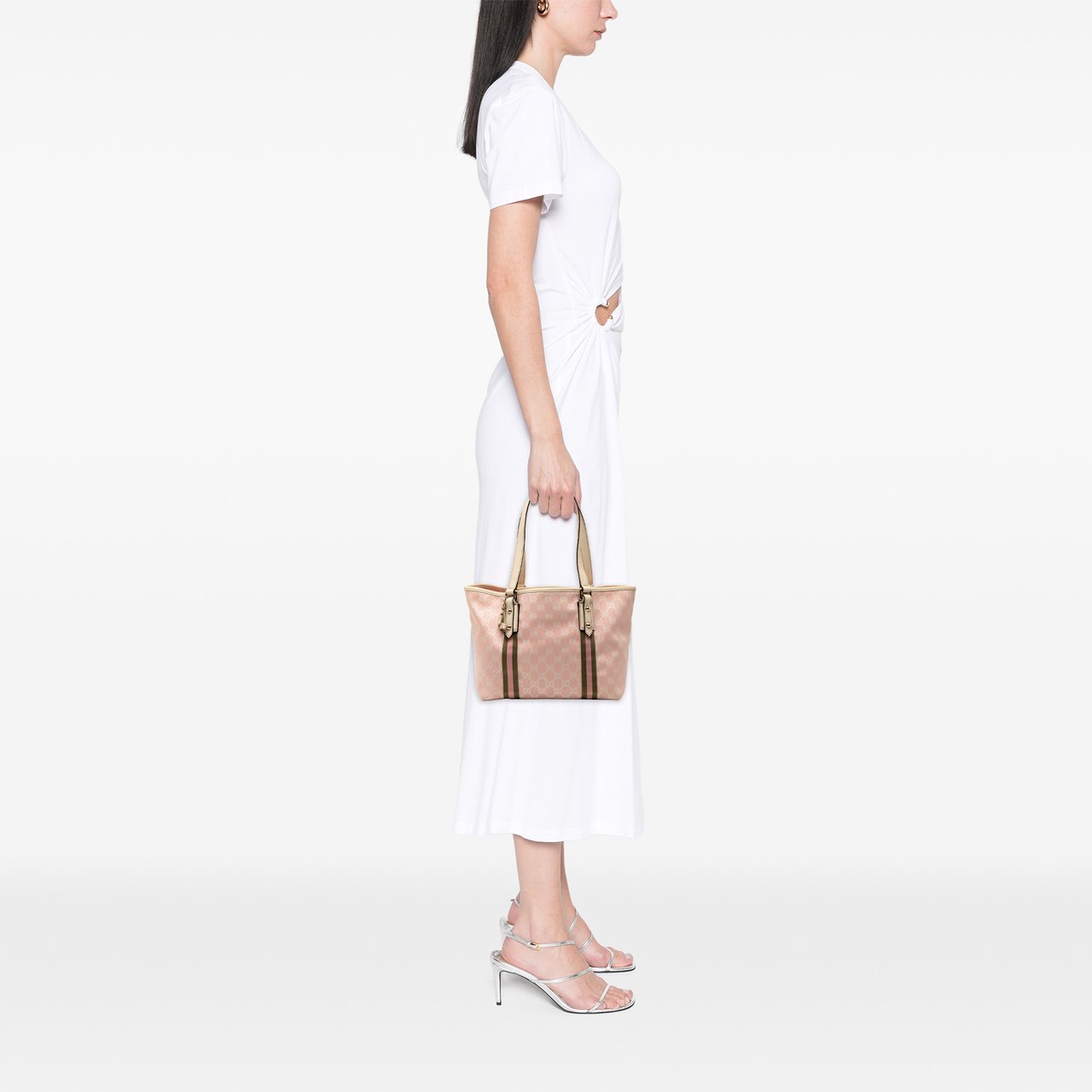 Gucci GG Canvas Jolicoeur Tote Roze