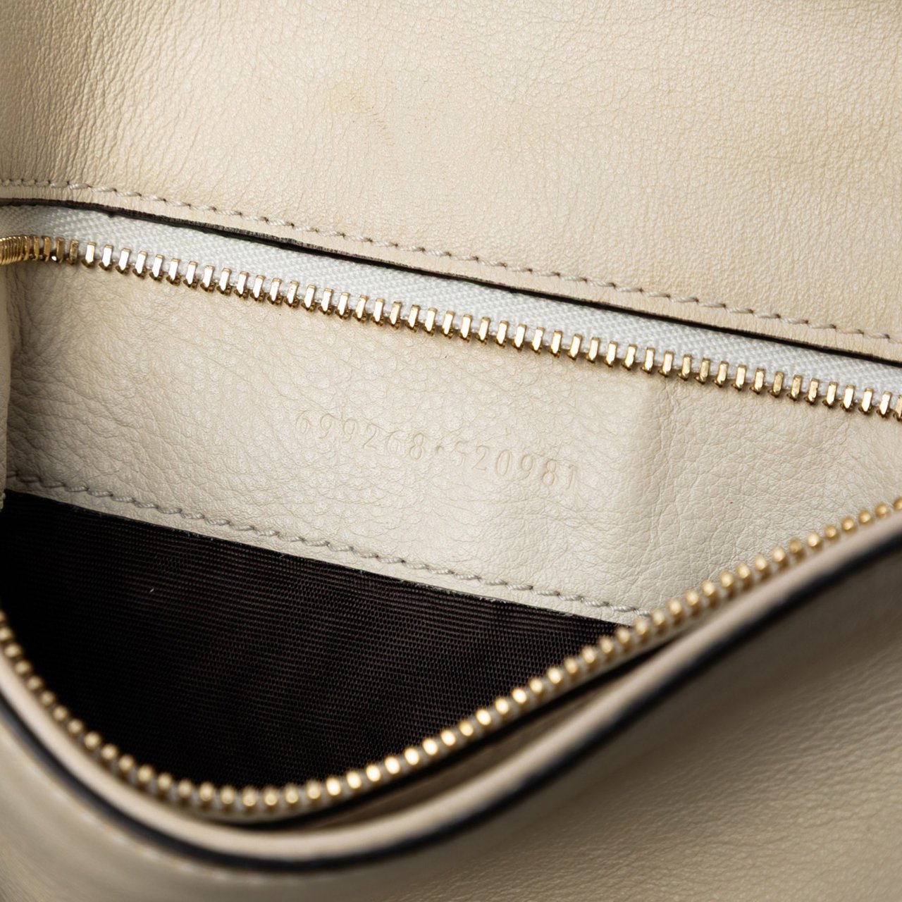 Gucci Calfskin Blondie Chain Satchel Wit