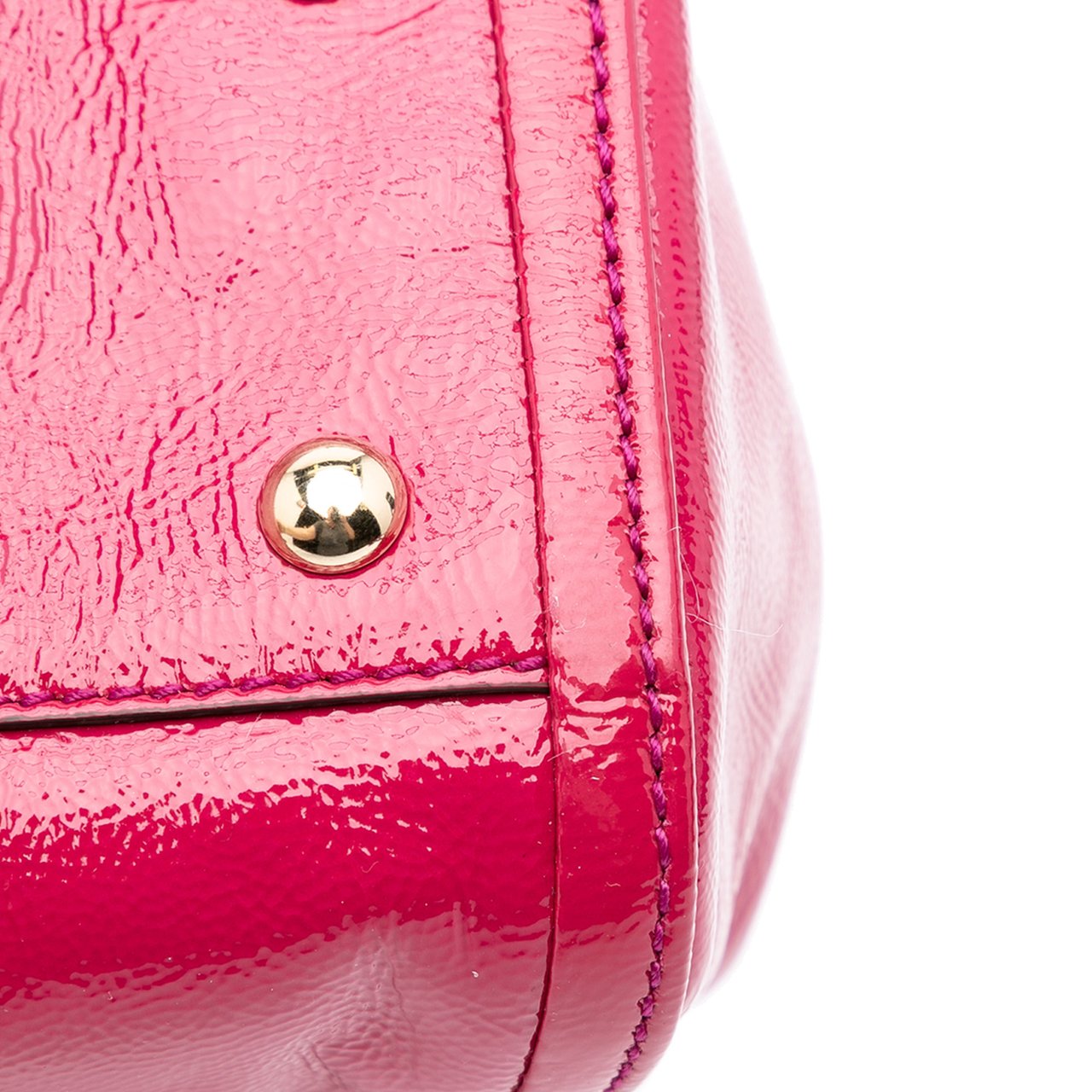 Gucci Small Patent Soho Satchel Roze