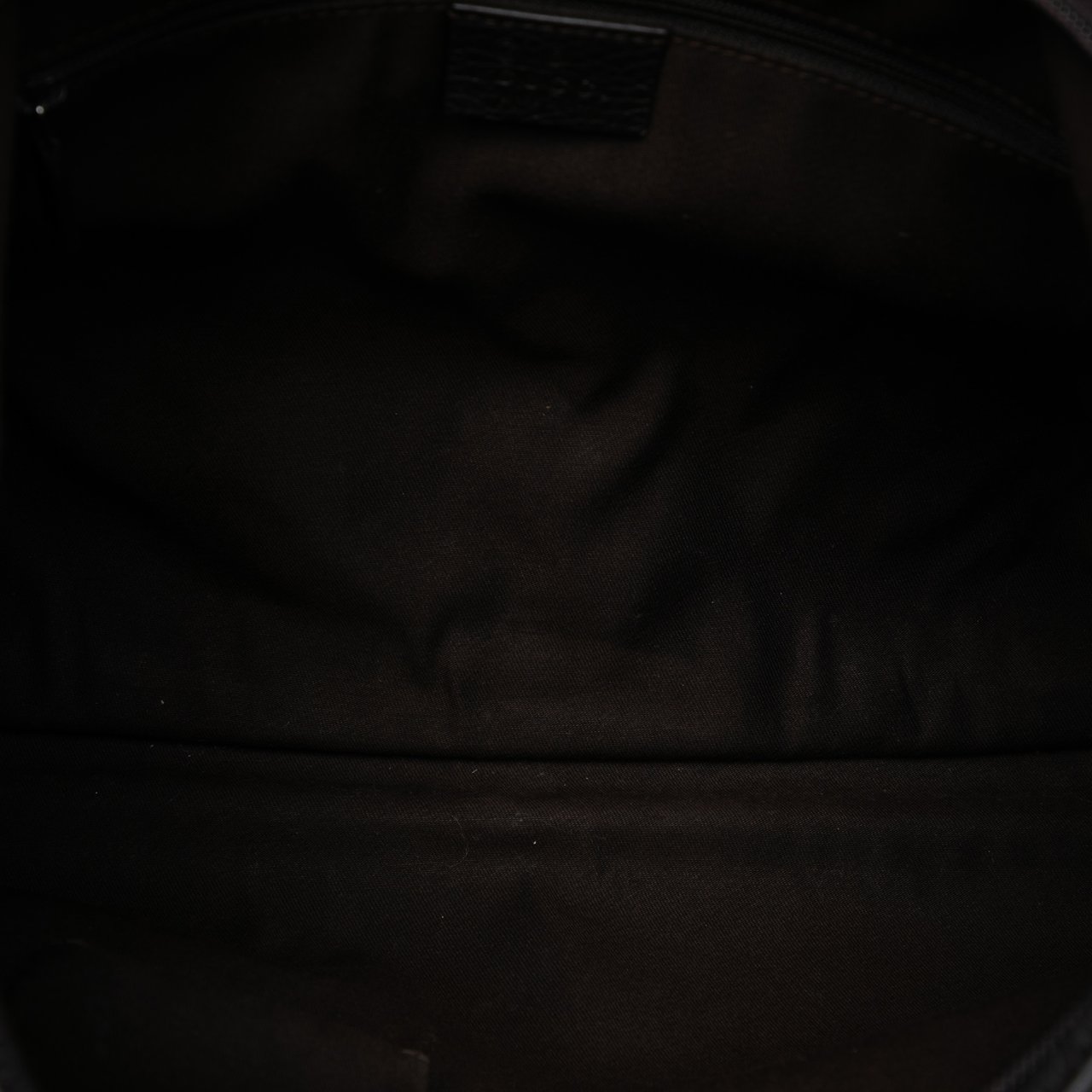 Gucci GG Denim Abbey D Ring Shoulder Bag Bruin