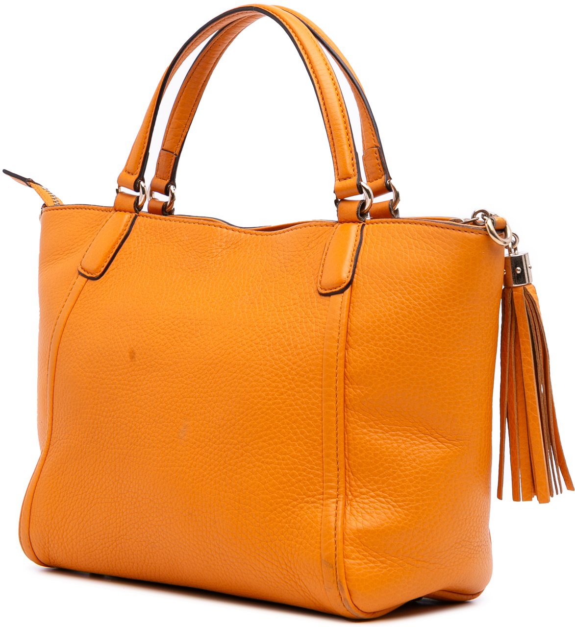 Gucci Small Leather Soho Cellarius Satchel Oranje