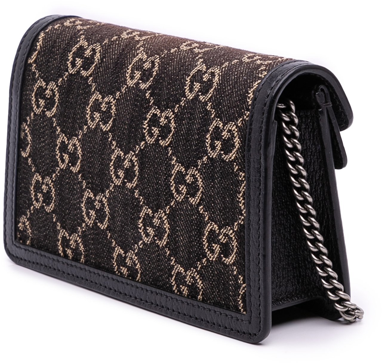Gucci Mini GG Denim Dionysus Crossbody Bruin