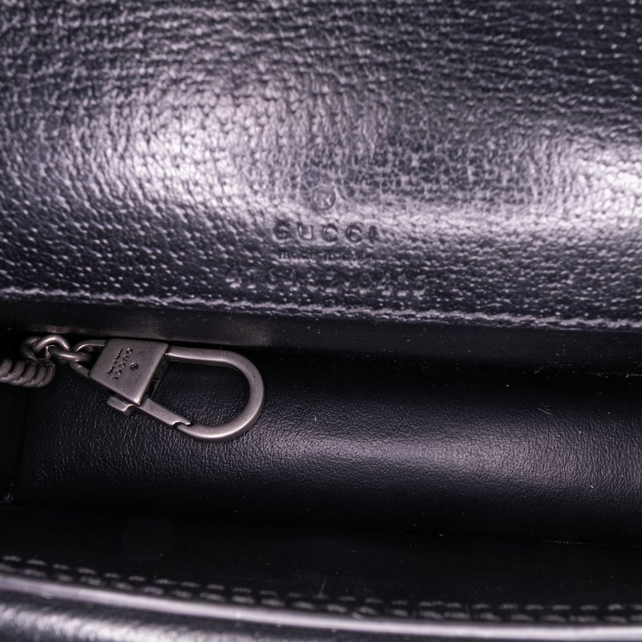 Gucci Mini GG Denim Dionysus Crossbody Bruin