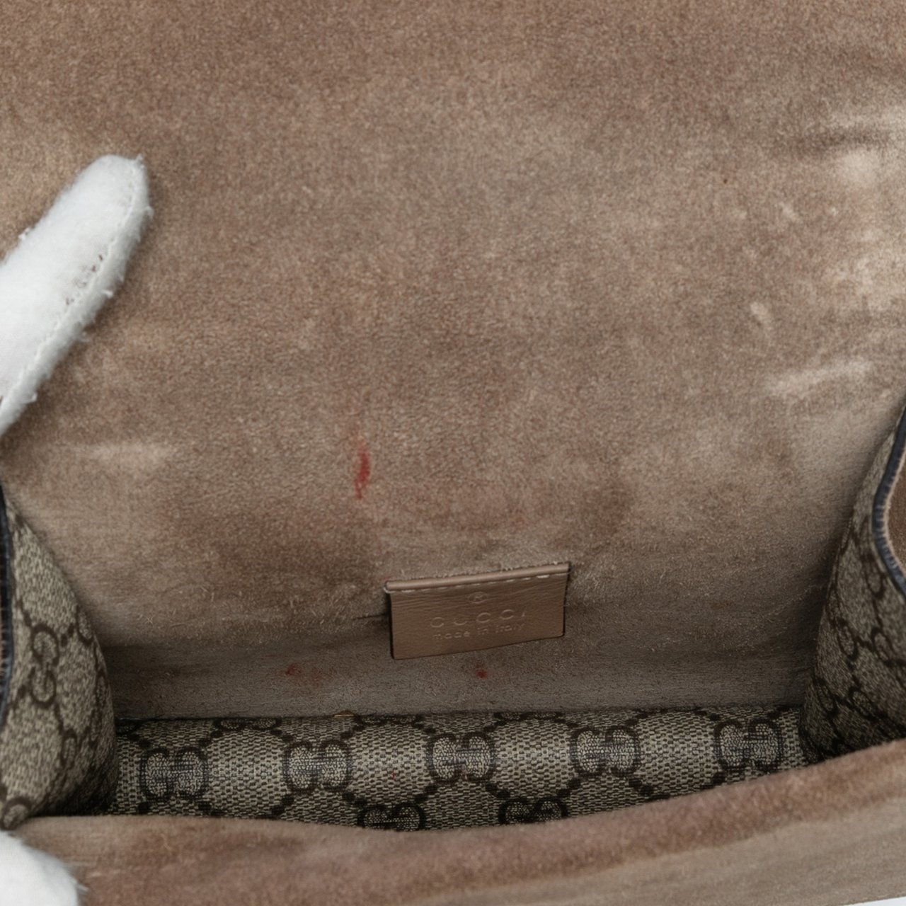 Gucci Small GG Supreme Dionysus Crossbody Bruin