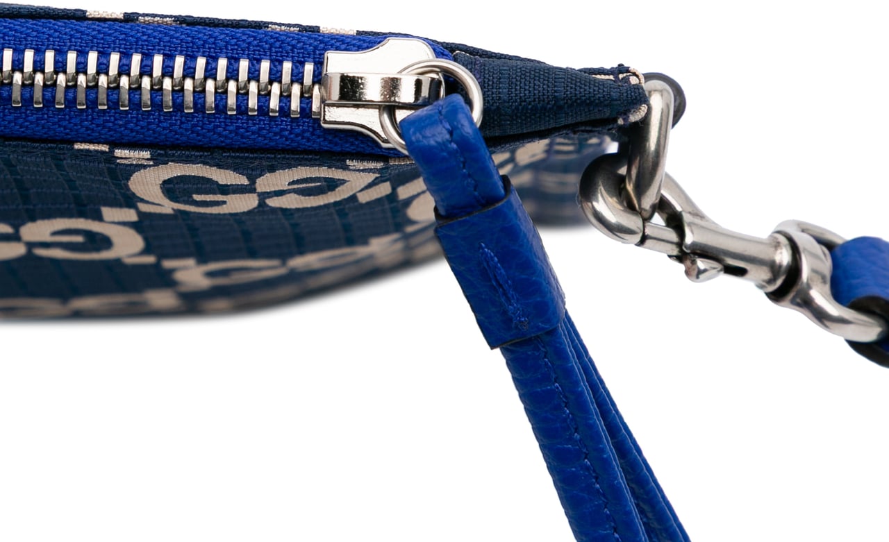 Gucci GG Canvas Ripstop Pouch Blauw