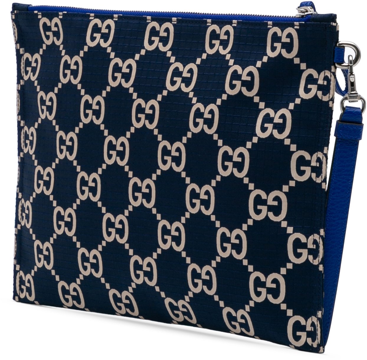 Gucci GG Canvas Ripstop Pouch Blauw
