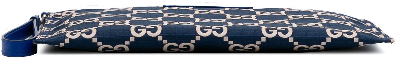 Gucci GG Canvas Ripstop Pouch Blauw