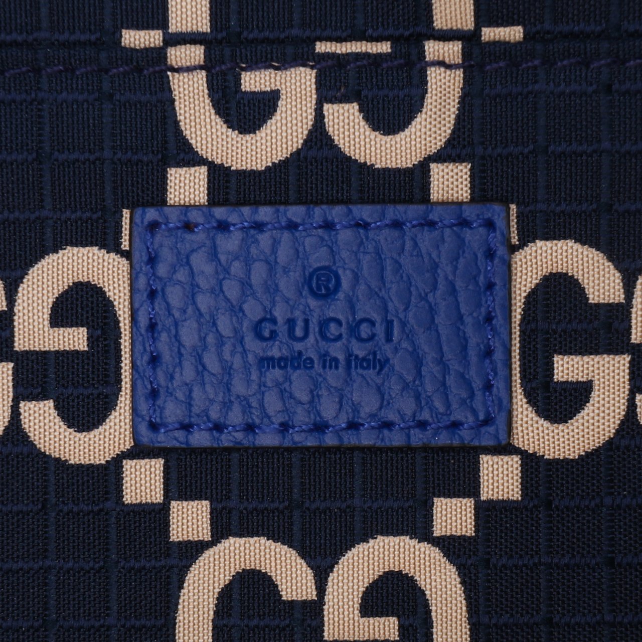 Gucci GG Canvas Ripstop Pouch Blauw