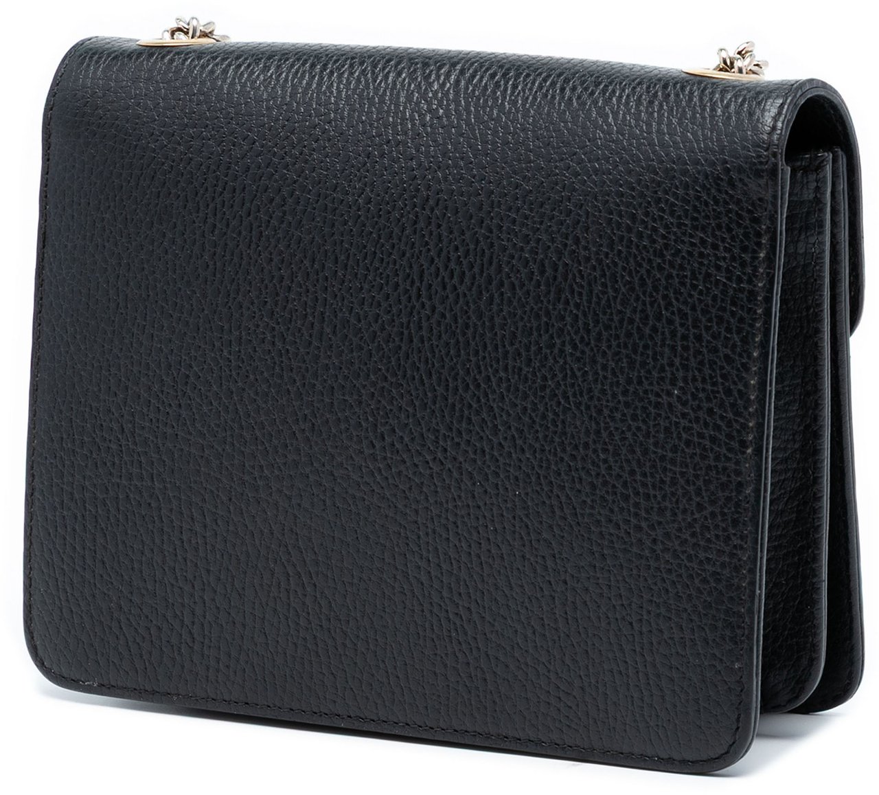 Gucci Small Dollar Calfskin Interlocking G Crossbody Zwart