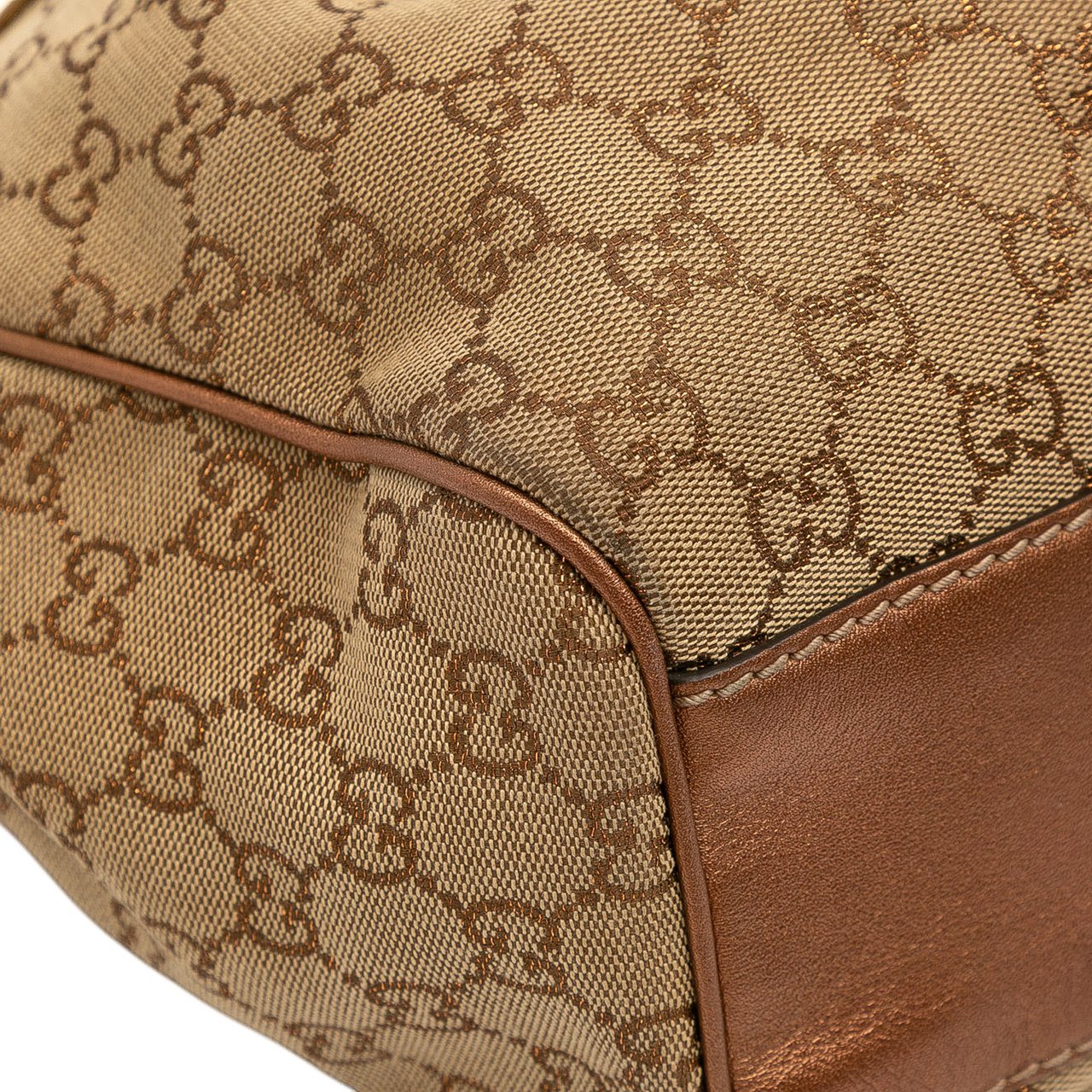 Gucci Medium GG Canvas Sukey Tote Bruin