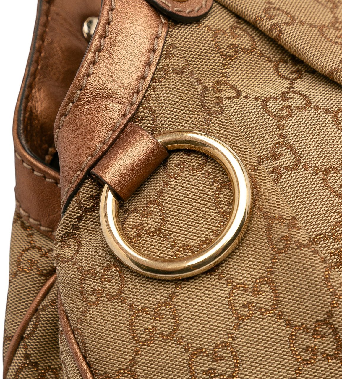 Gucci Medium GG Canvas Sukey Tote Bruin