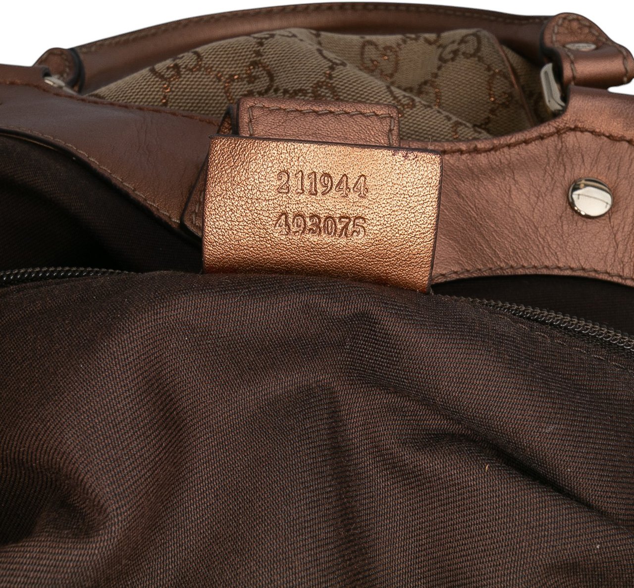 Gucci Medium GG Canvas Sukey Tote Bruin