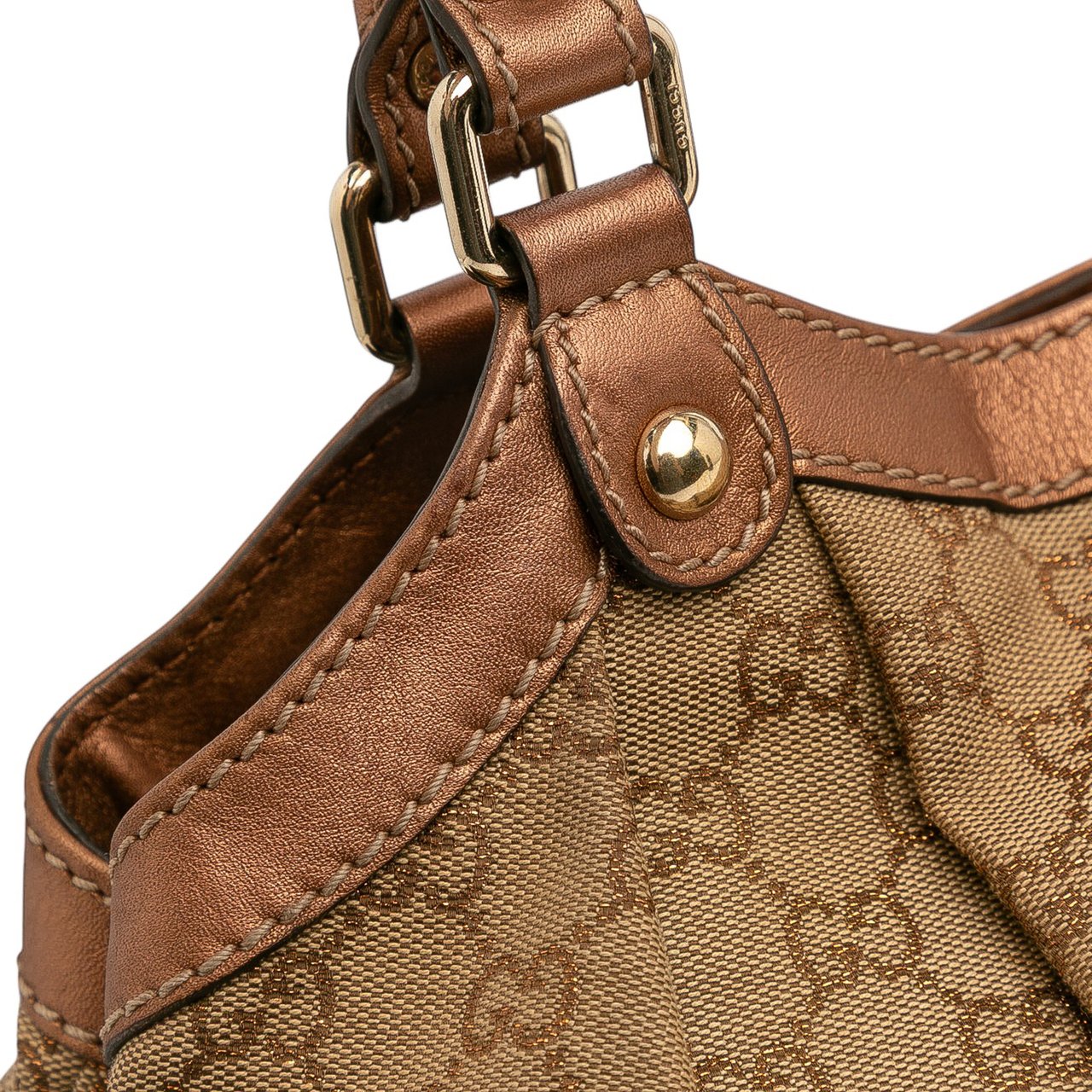 Gucci Medium GG Canvas Sukey Tote Bruin