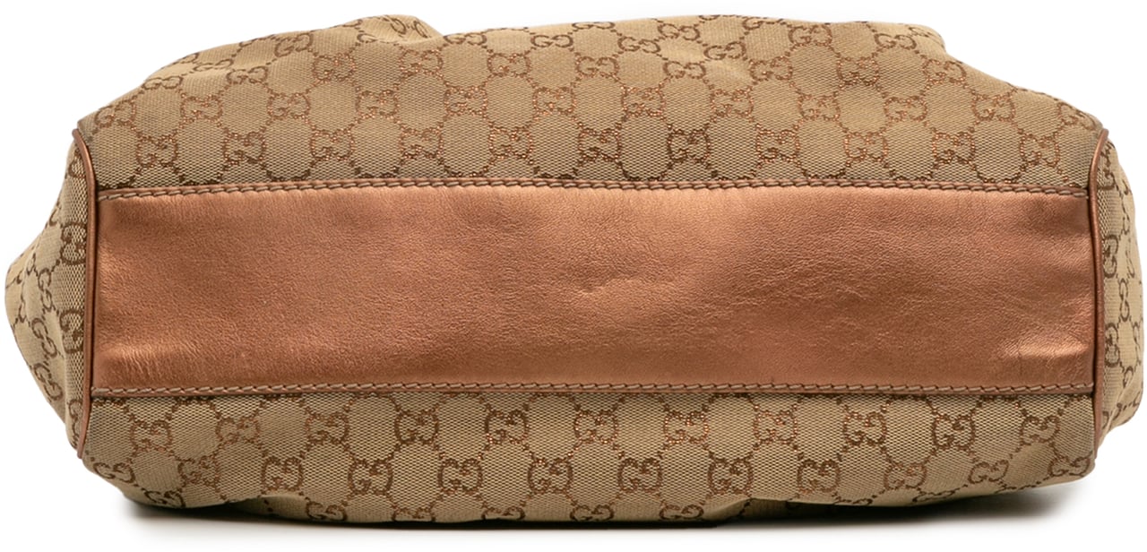 Gucci Medium GG Canvas Sukey Tote Bruin
