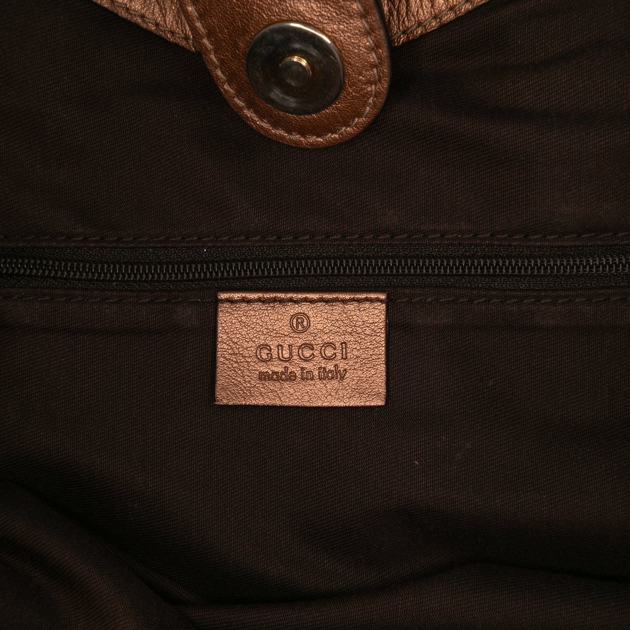 Gucci Medium GG Canvas Sukey Tote Bruin
