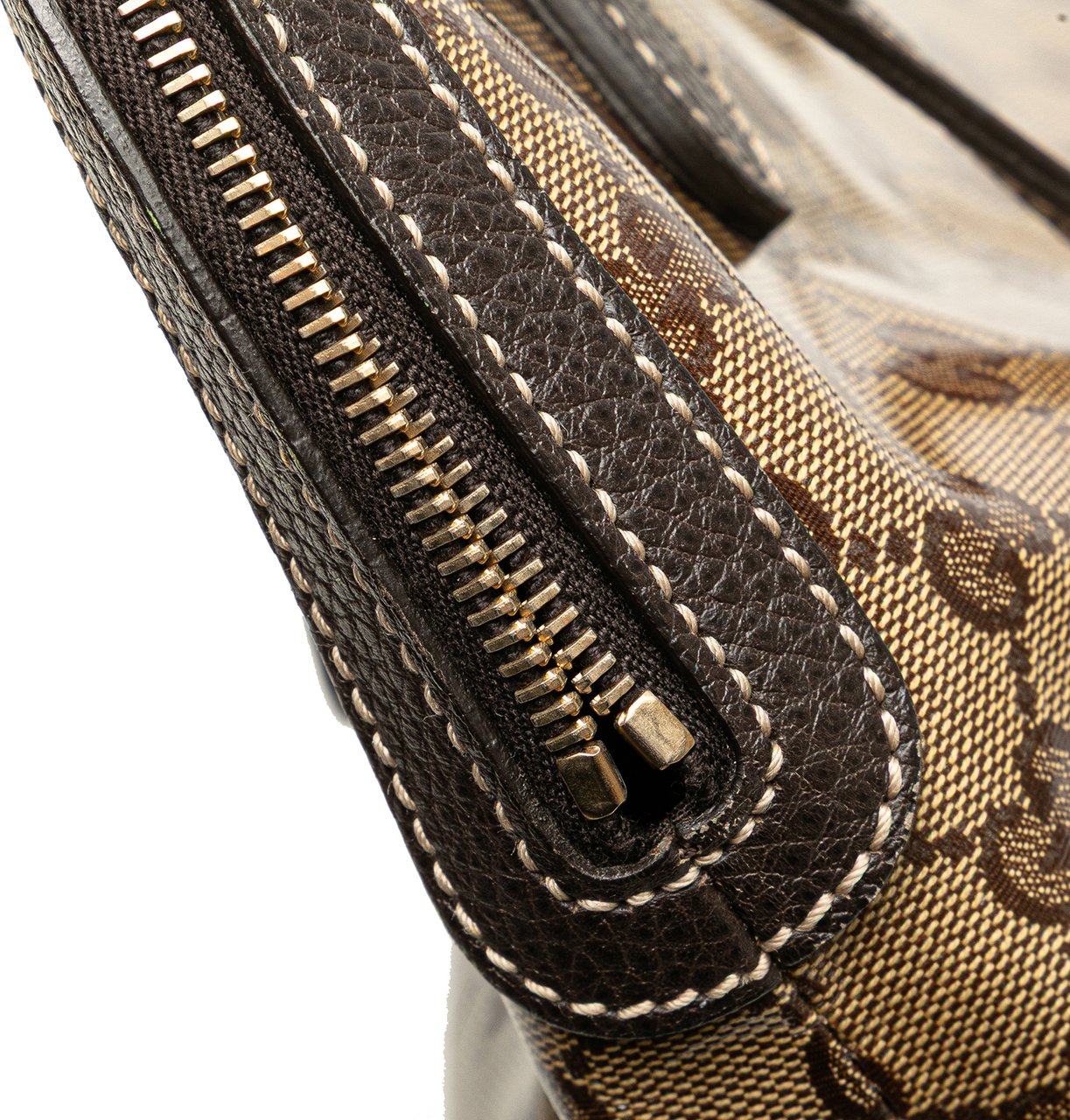 Gucci Mini GG Crystal Dome Satchel Bruin