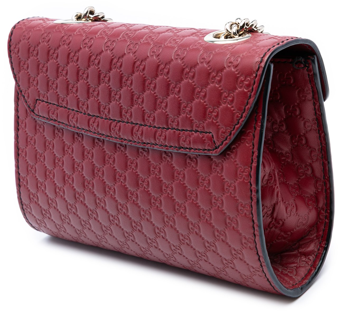 Gucci Mini Microguccissima Emily Crossbody Rood