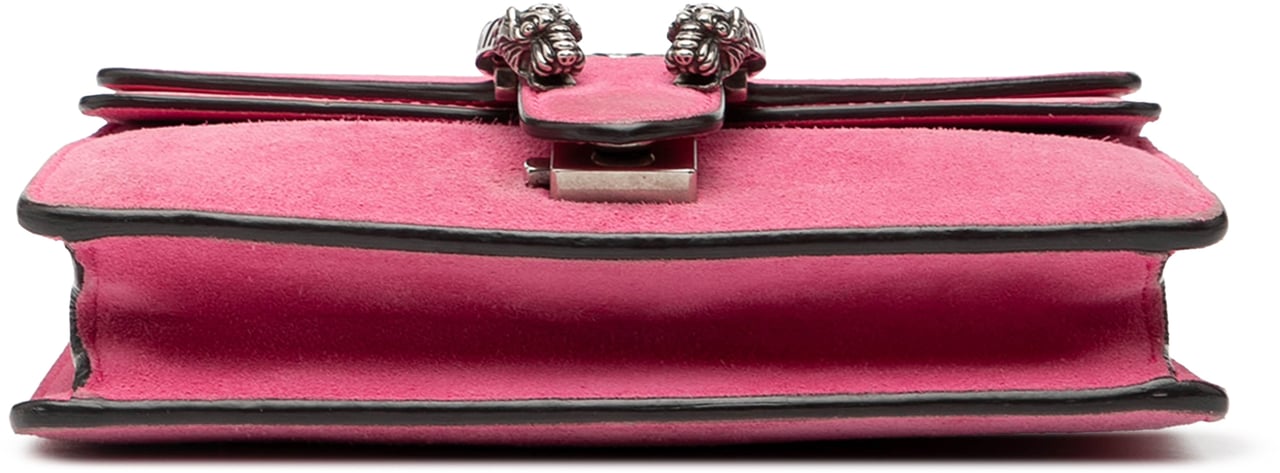 Gucci Small Suede Dionysus Crossbody Roze