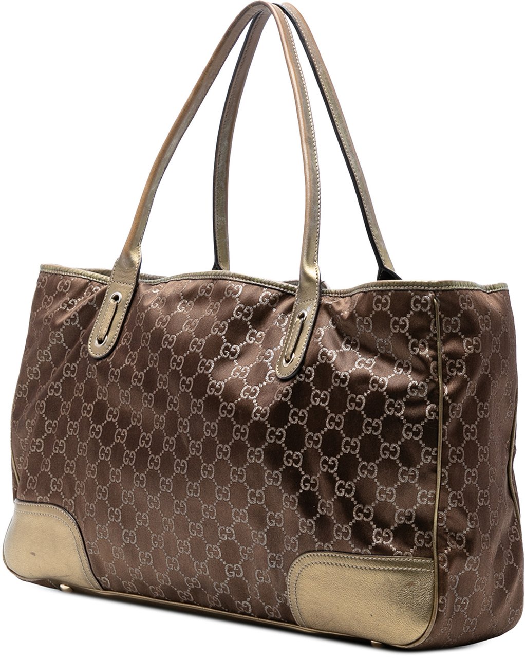 Gucci GG Satin Princy Tote Goud