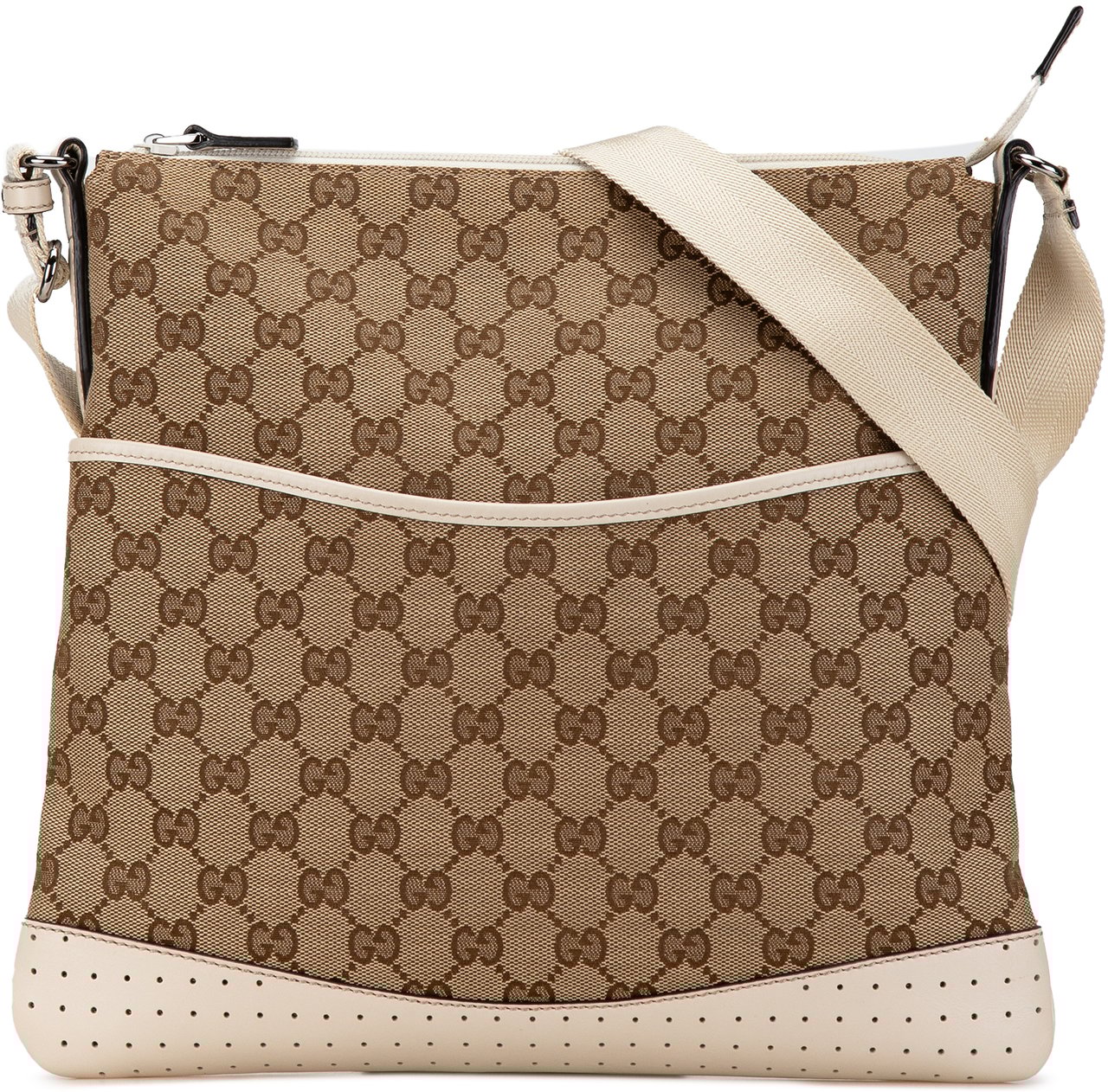 Gucci GG Canvas Crossbody Bruin