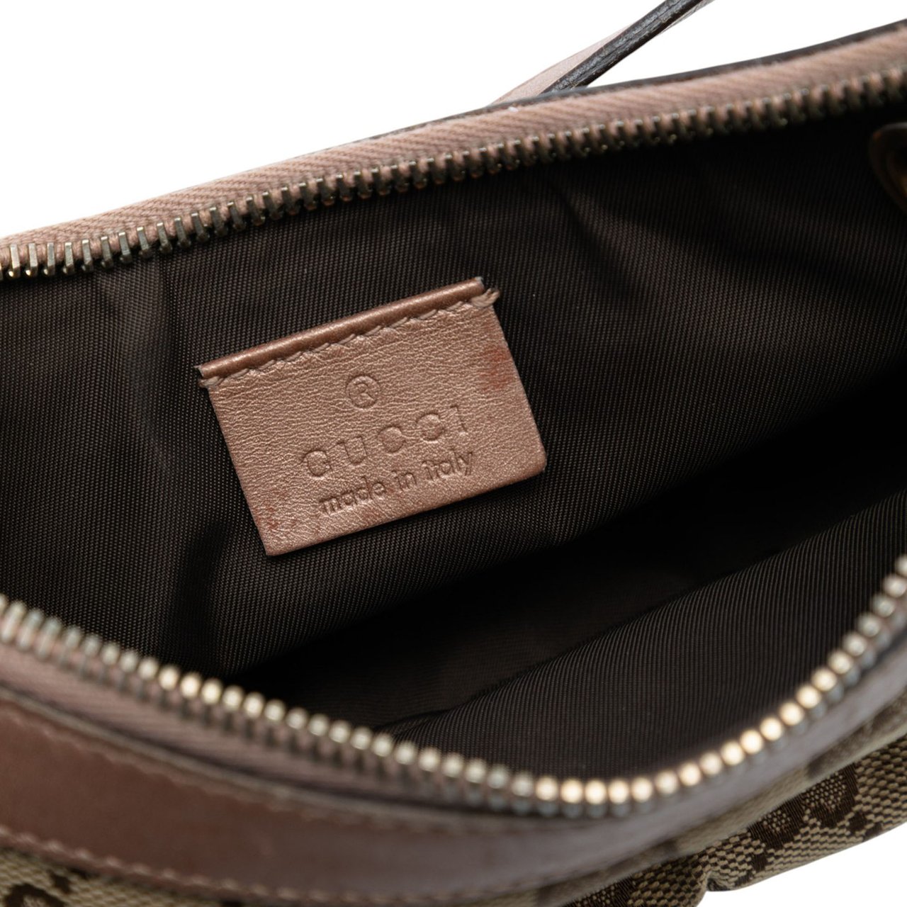 Gucci GG Canvas Lovely Heart Pochette Bruin