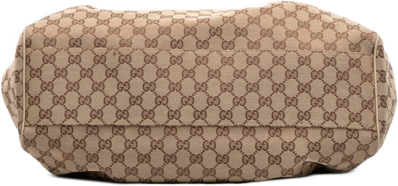 Gucci Large GG Canvas Sukey Tote Bruin