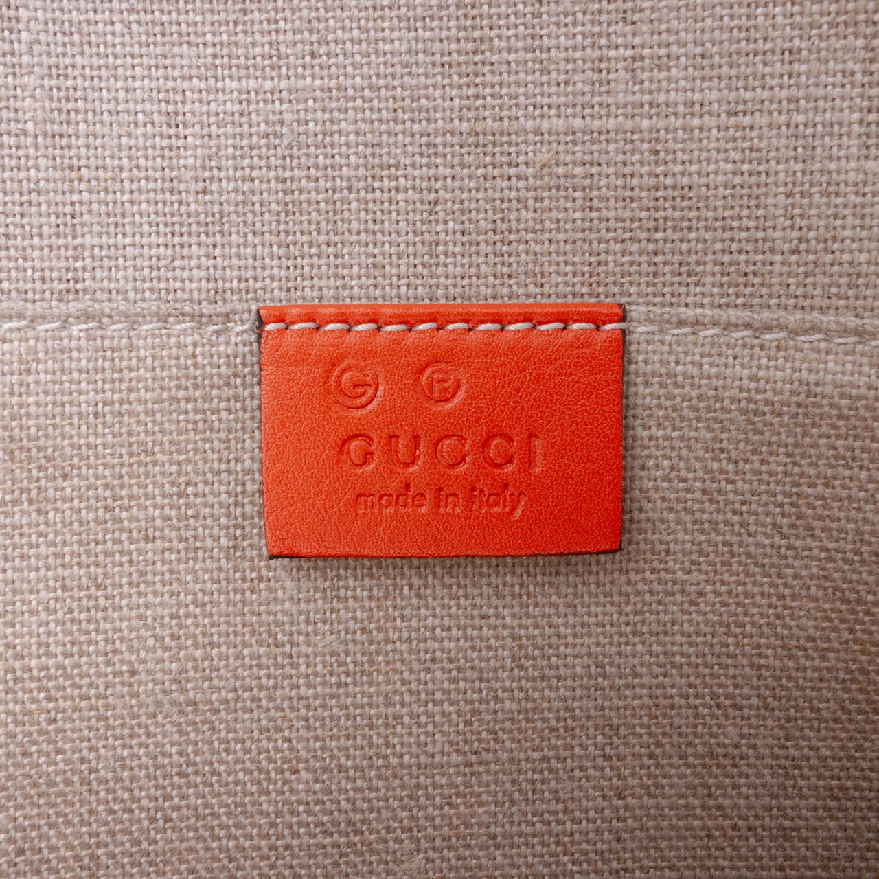 Gucci Mini Microguccissima Dome Satchel Oranje