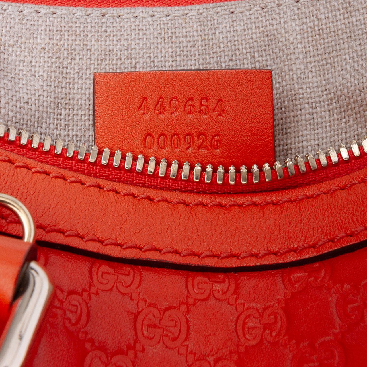 Gucci Mini Microguccissima Dome Satchel Oranje