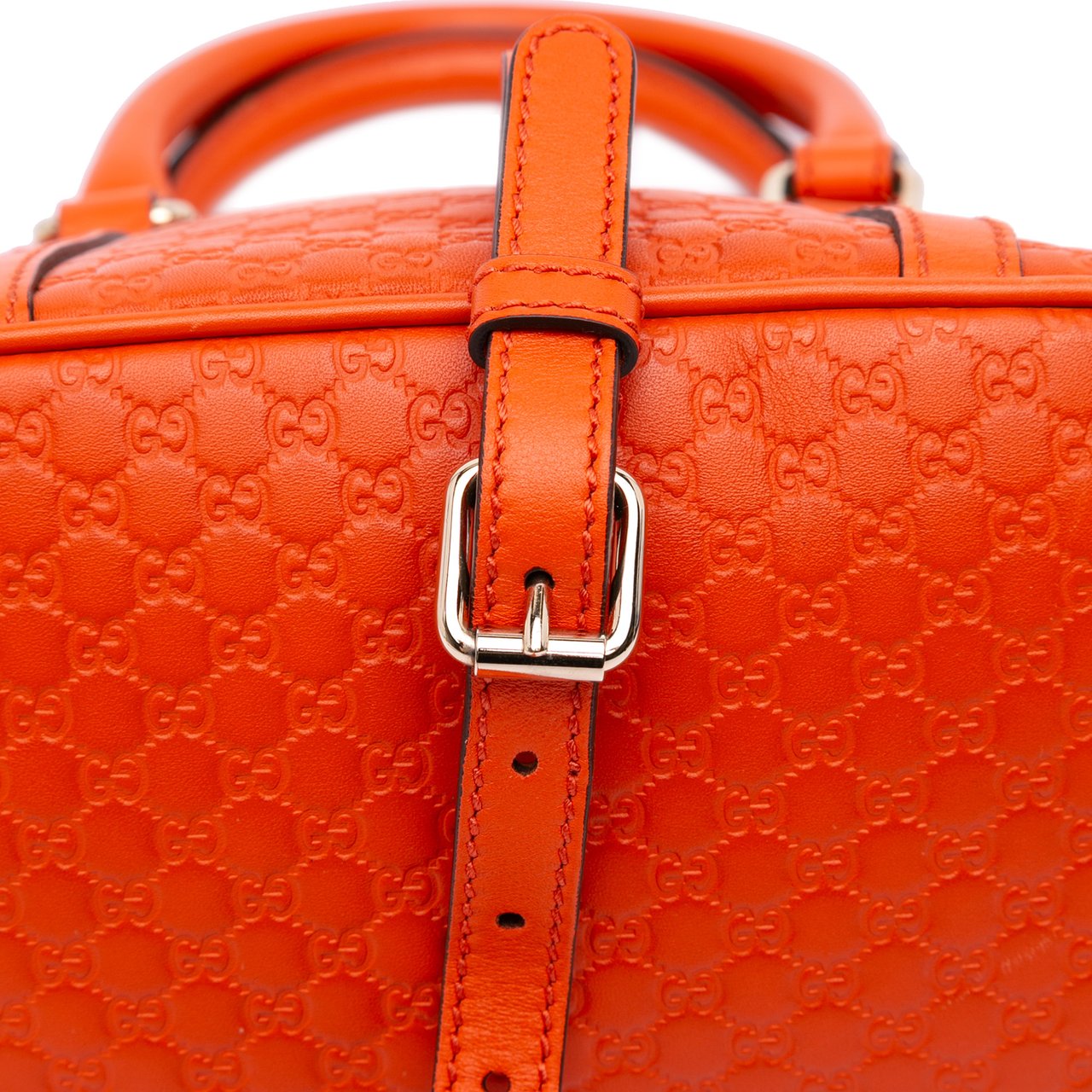 Gucci Mini Microguccissima Dome Satchel Oranje