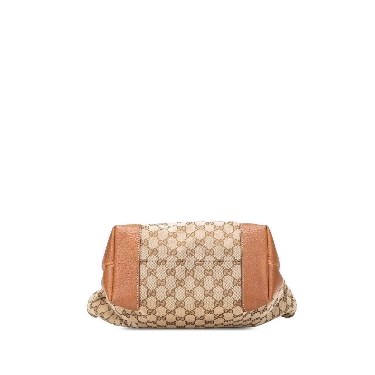 Gucci GG Canvas GG Charm Tote Bruin