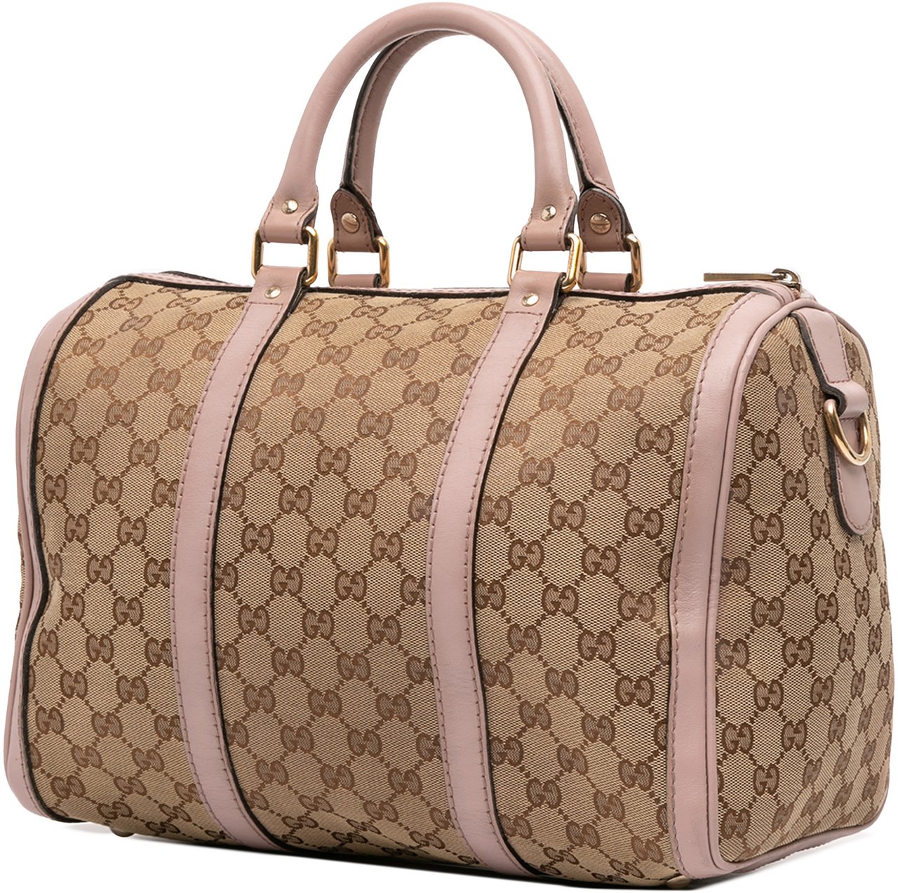 Gucci Medium GG Canvas Joy Boston Bag Bruin