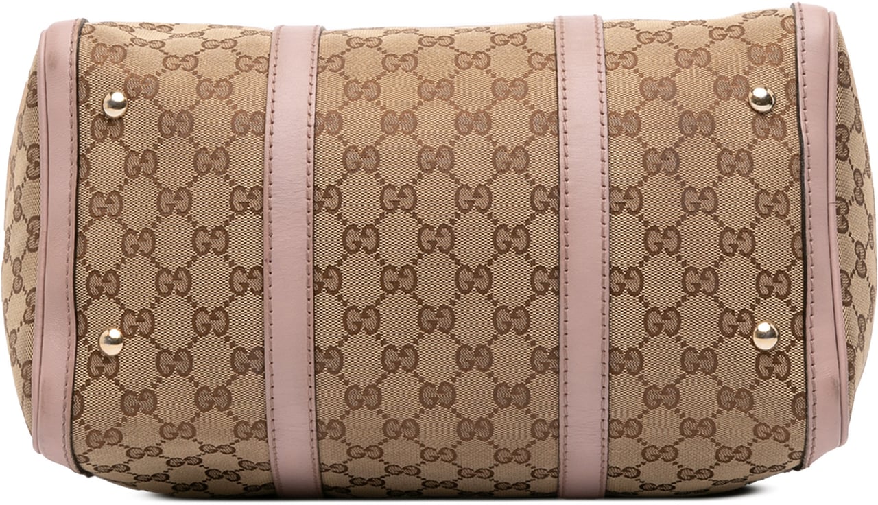 Gucci Medium GG Canvas Joy Boston Bag Bruin