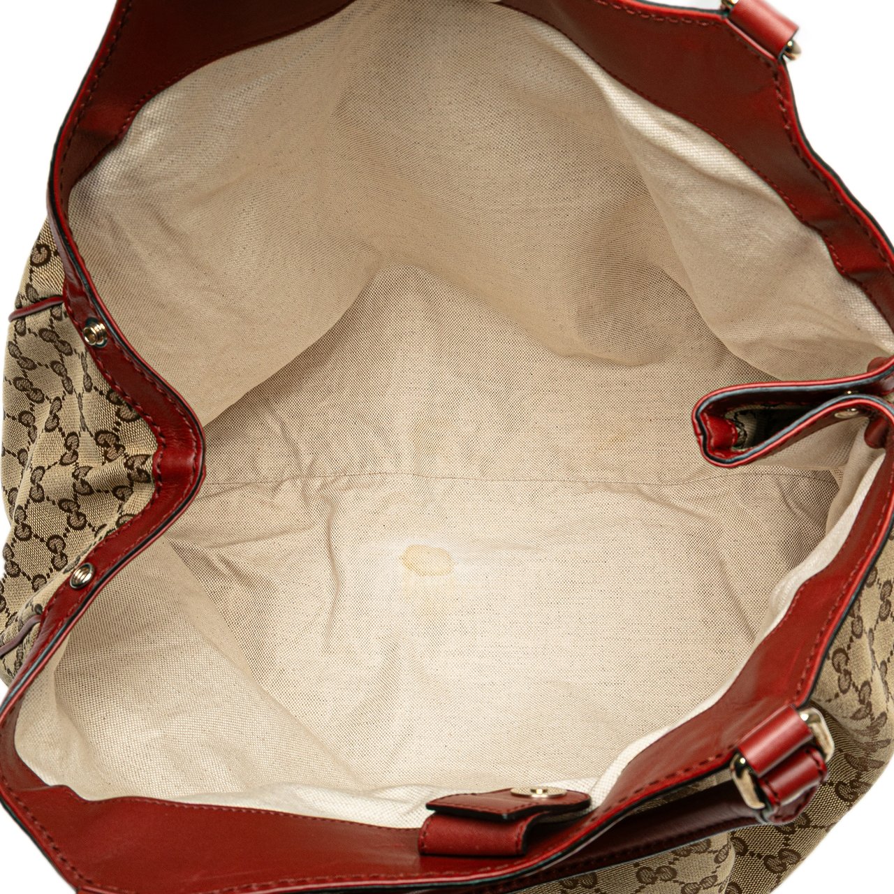Gucci Large GG Canvas Sukey Tote Bruin