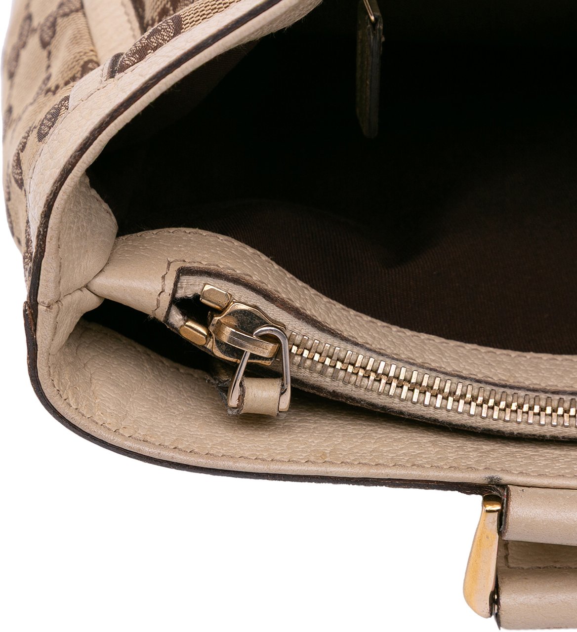 Gucci GG Canvas Abbey D Ring Tote Bruin