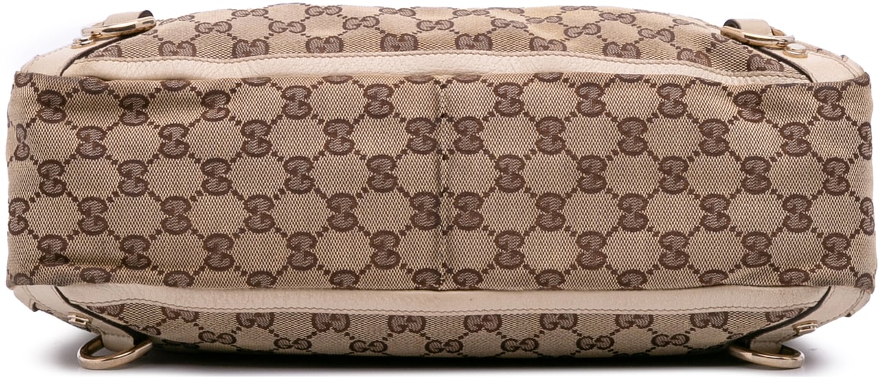 Gucci GG Canvas Abbey D Ring Tote Bruin