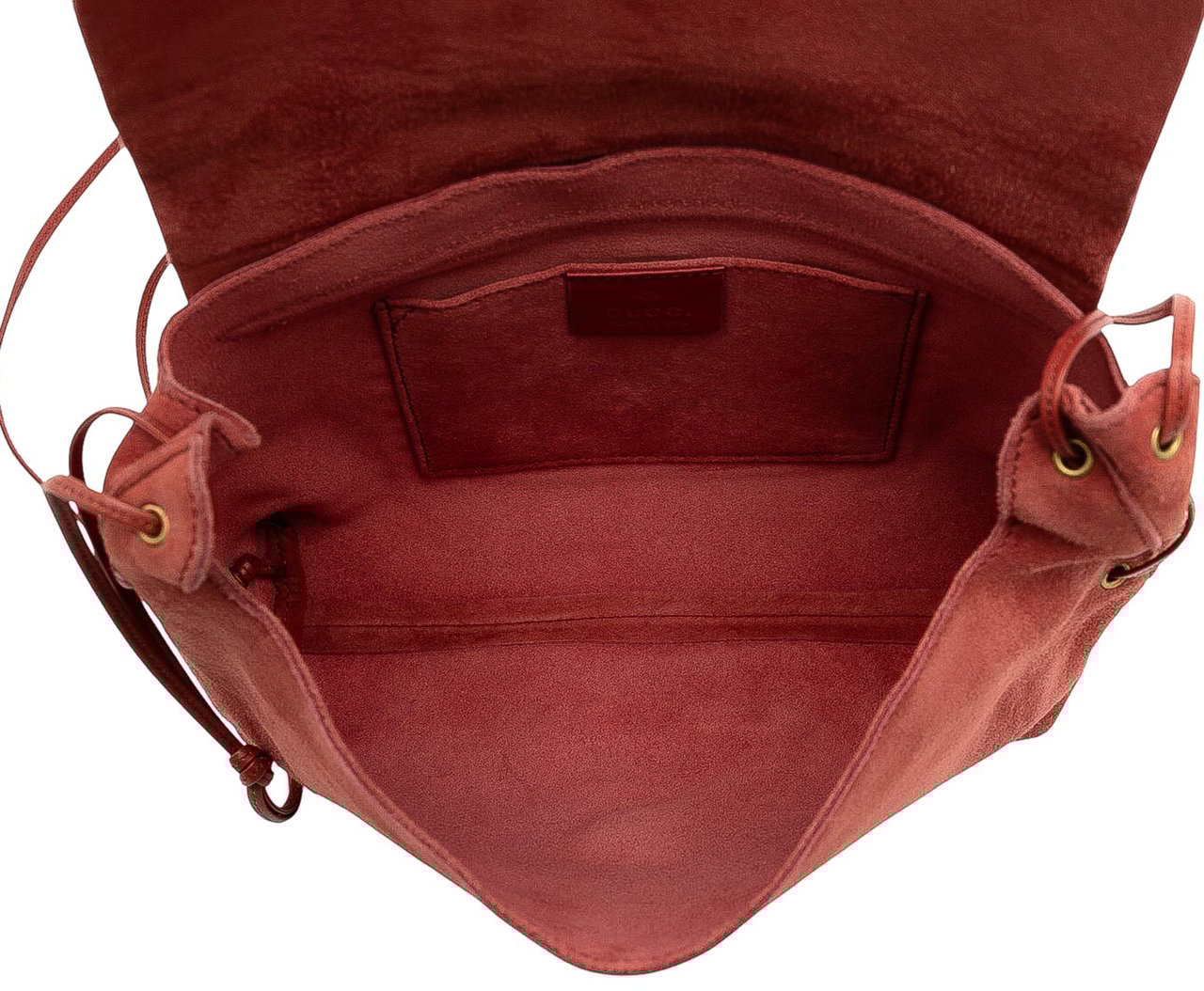 Gucci Suede Heart Shoulder Bag Roze