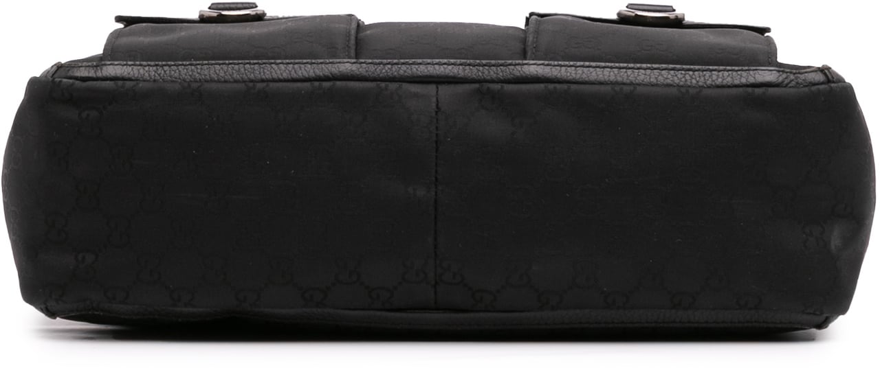 Gucci GG Canvas Abbey D Ring Pocket Tote Zwart