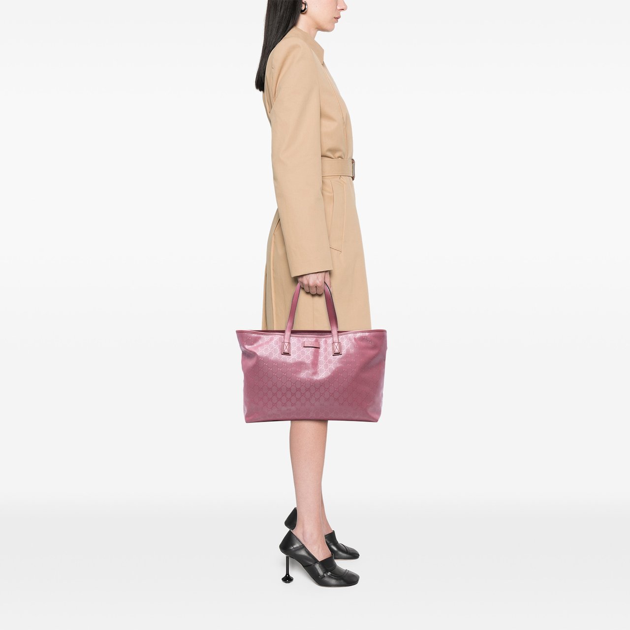 Gucci GG Imprime Tote Roze