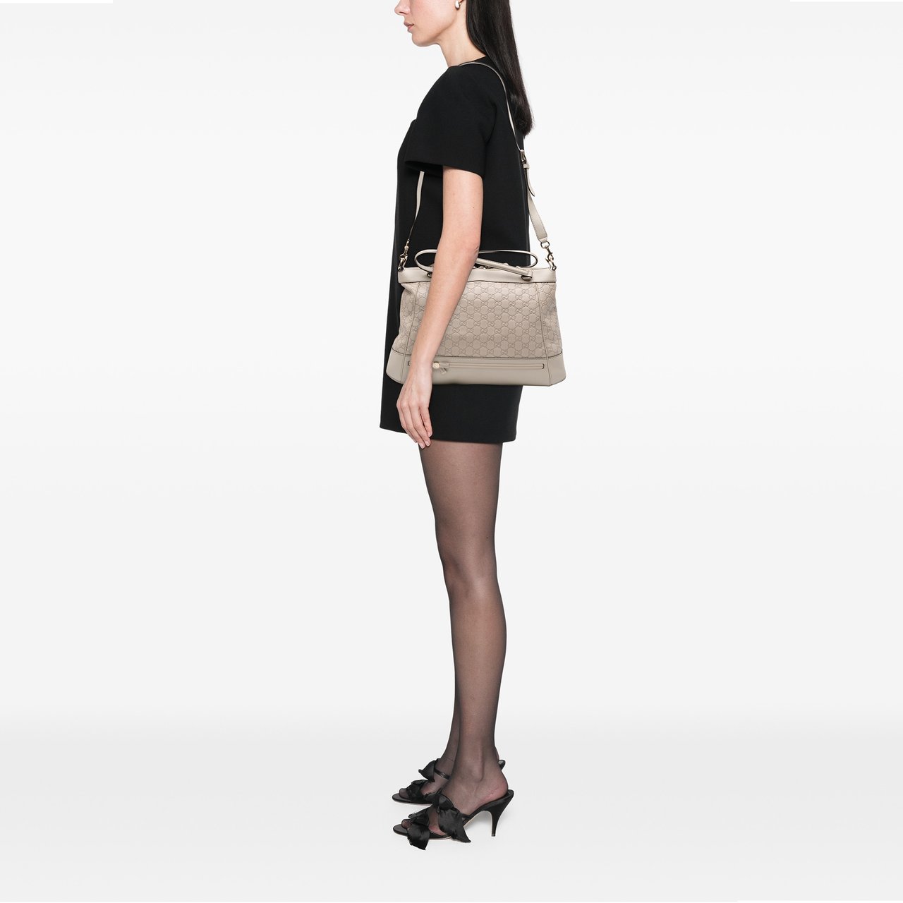 Gucci Guccissima Mayfair Satchel Wit