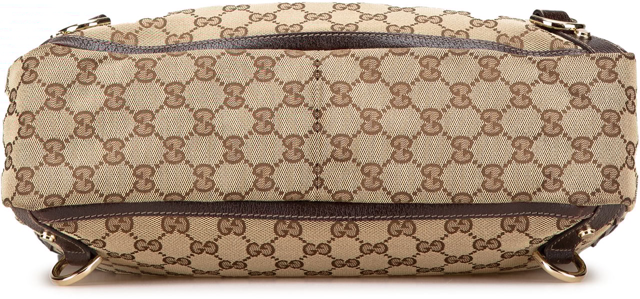 Gucci GG Canvas Abbey D Ring Tote Bruin