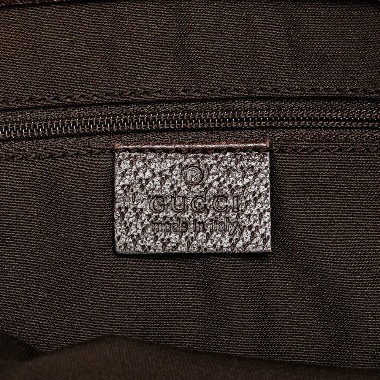 Gucci GG Canvas Abbey D Ring Tote Bruin