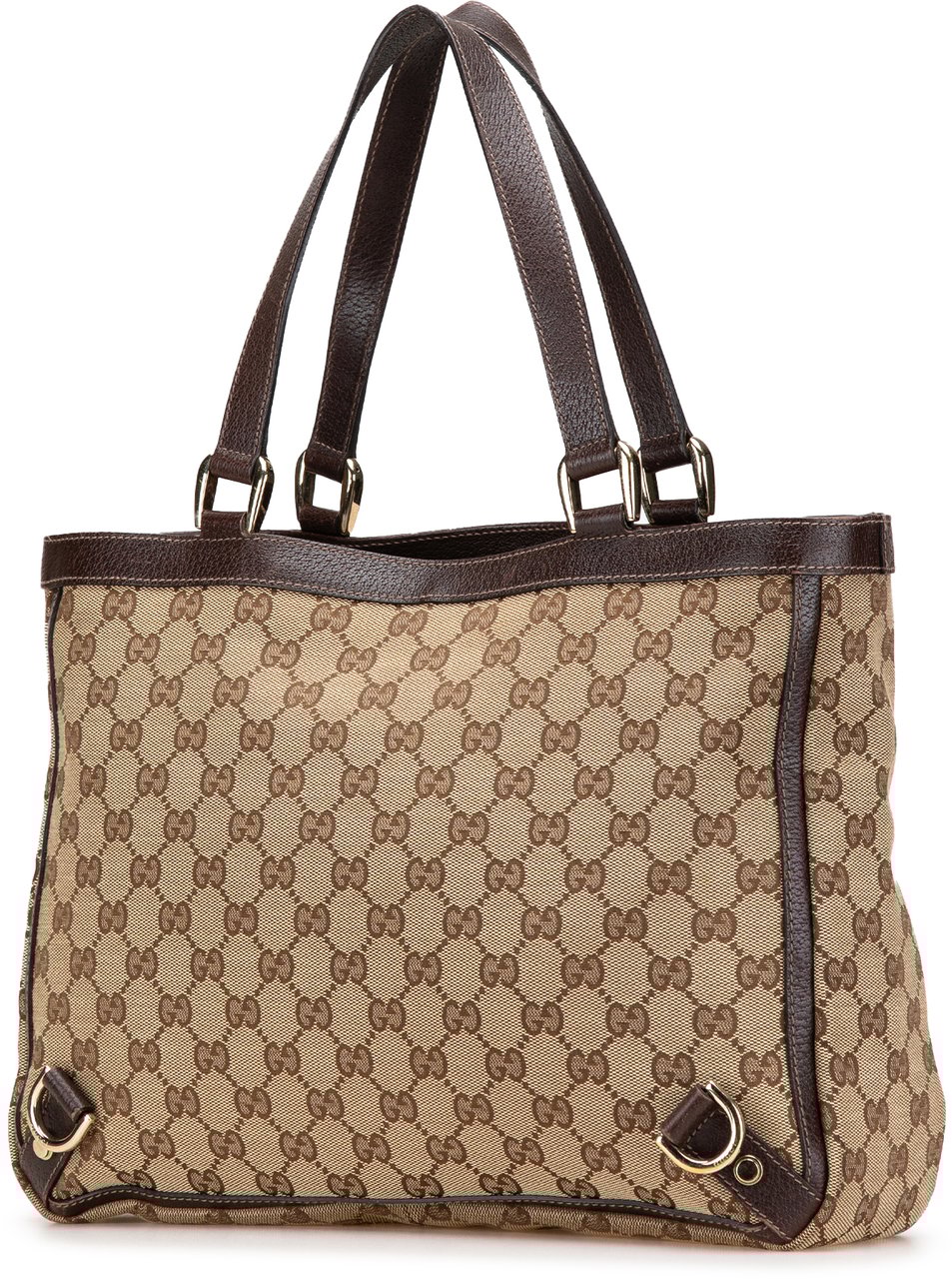 Gucci GG Canvas Abbey D Ring Tote Bruin