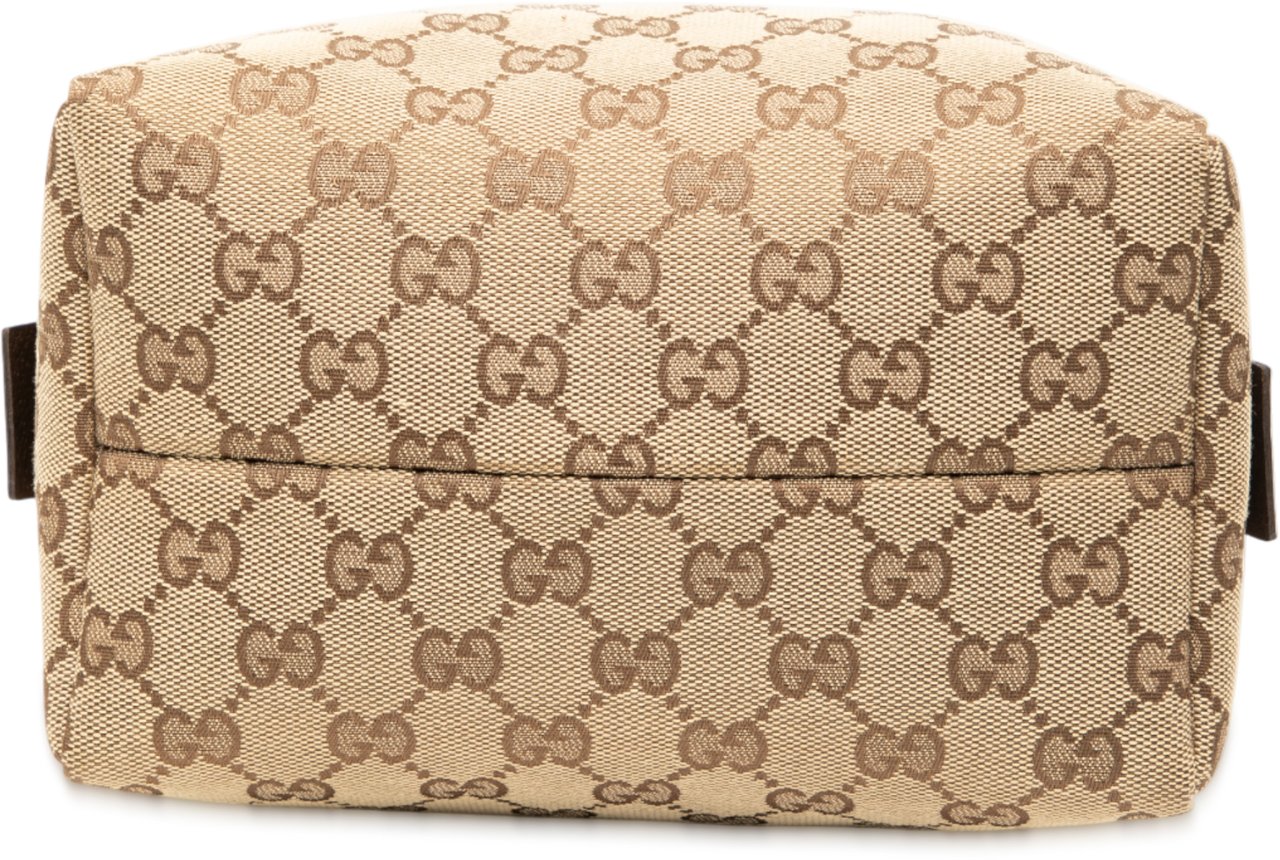 Gucci Mini GG Canvas Balthus Tofu Bag Bruin