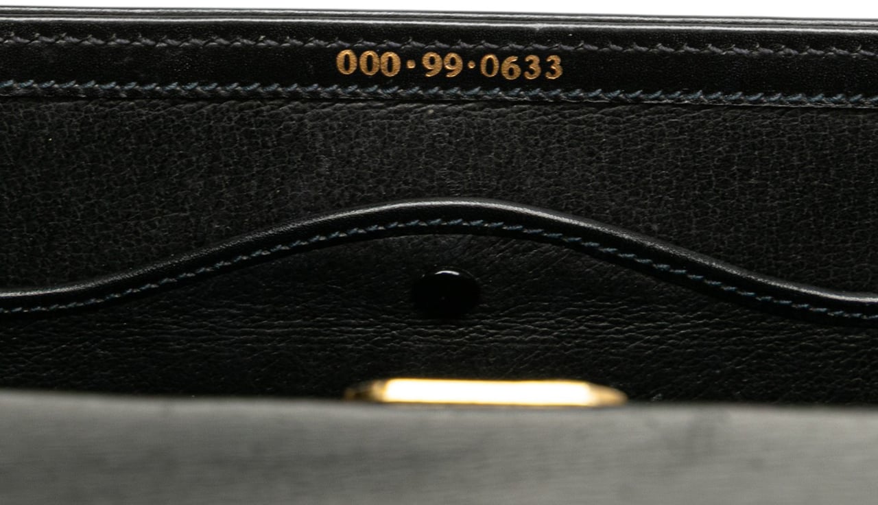 Gucci Calfskin Bamboo Night Zwart