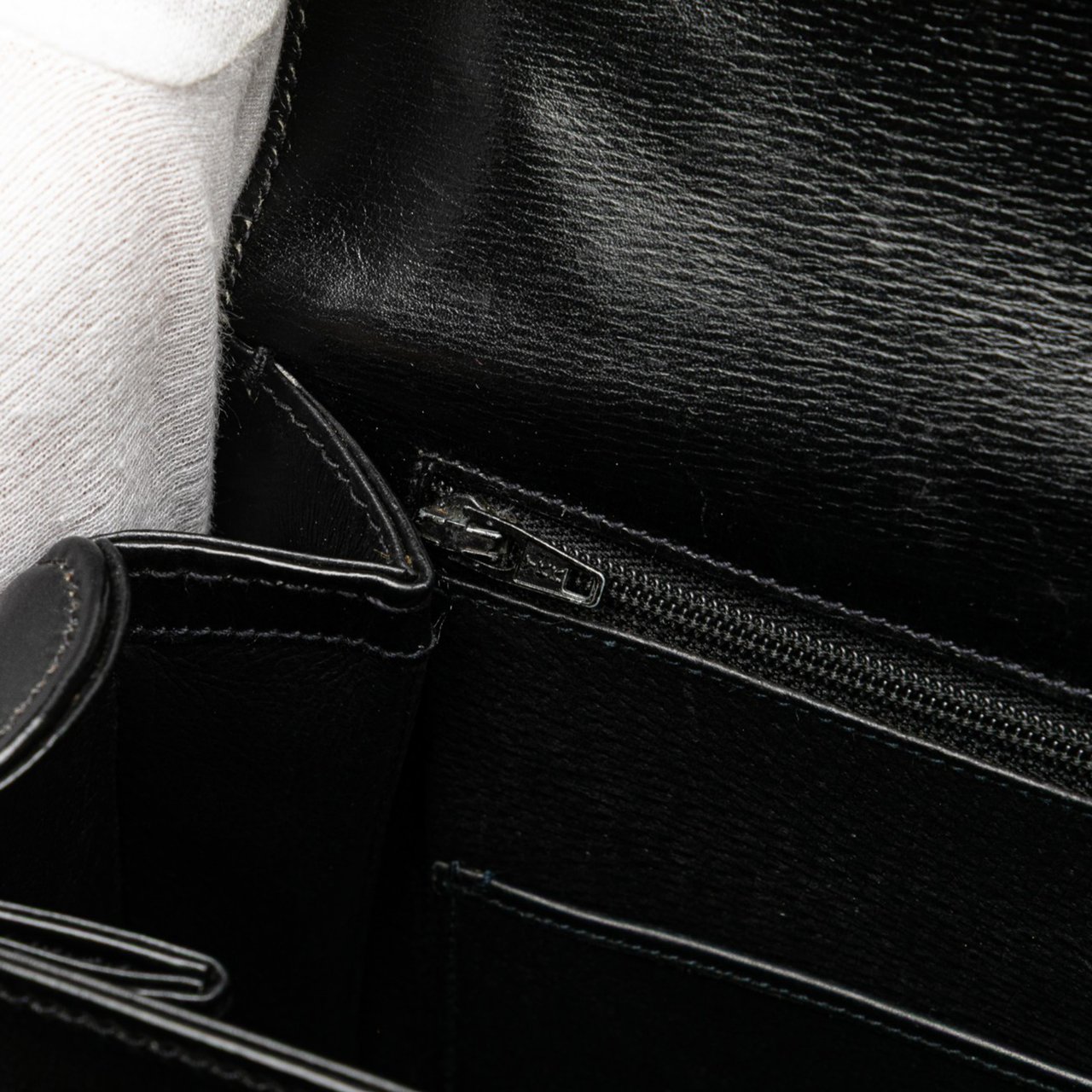 Gucci Calfskin Bamboo Night Zwart