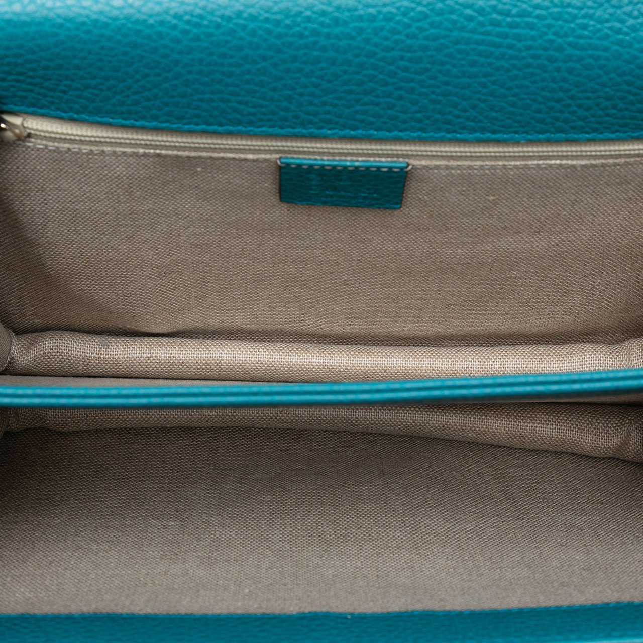 Gucci Medium Dollar Calfskin Interlocking G Crossbody Blauw